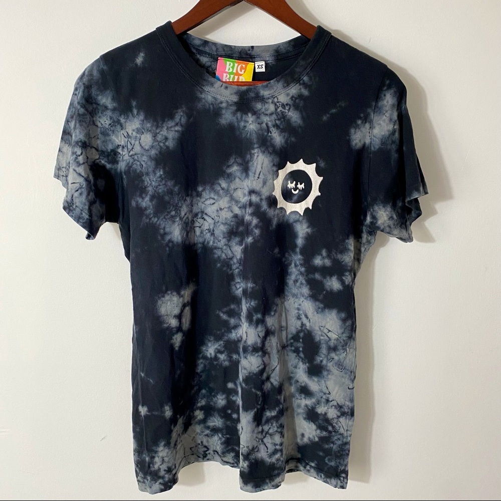 Big Bud Black Magic Waters Crewneck Tie Dye T-Shirt Size XS